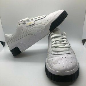 PUMA Women's Cali White/Black size 8.5W